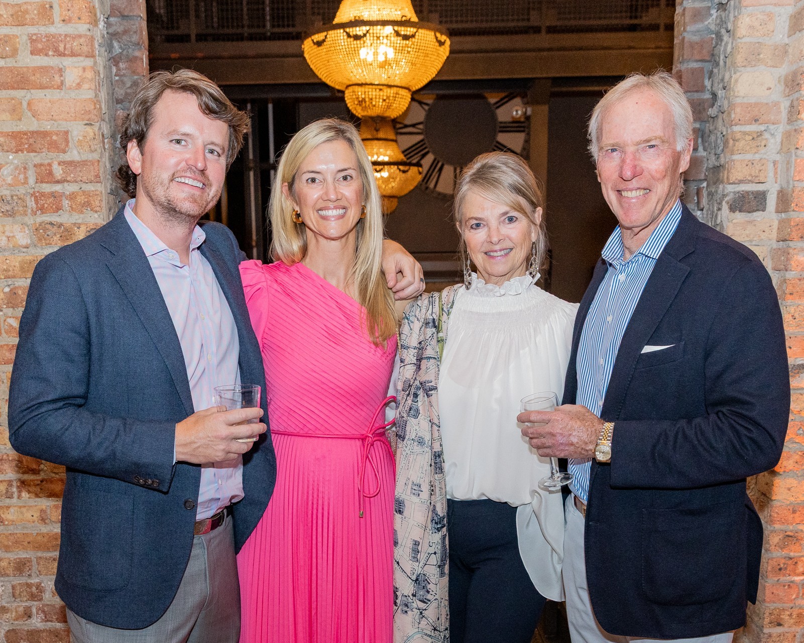 Coleman and Courtney Greene and Kristin and Bruce Koepfgen at the 2025 Fall Benefit
